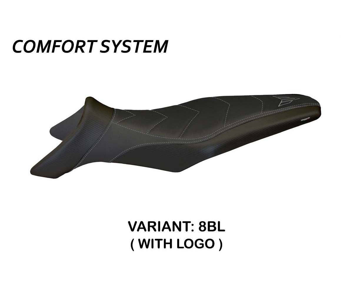 YMT9G4C-8BL-1 Housse de selle Gallipoli 4 Comfort System Noir (BL) T.I. pour YAMAHA MT-09 2013 > 2020