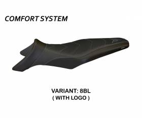 Seat saddle cover Gallipoli 4 Comfort System Black (BL) T.I. for YAMAHA MT-09 2013 > 2020