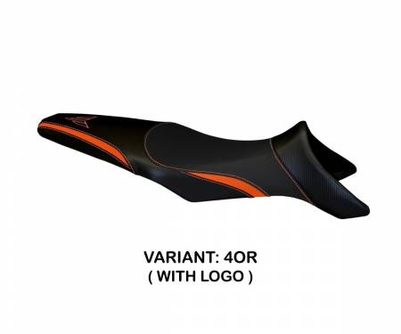YMT9R-4OR-2 Housse de selle Riccione Orange (OR) T.I. pour YAMAHA MT-09 2013 > 2020
