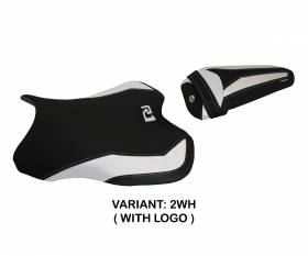 Seat saddle cover Bilbao 2 White (WH) T.I. for YAMAHA R1 2015 > 2022