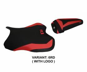 Seat saddle cover Bilbao 2 Red (RD) T.I. for YAMAHA R1 2015 > 2022