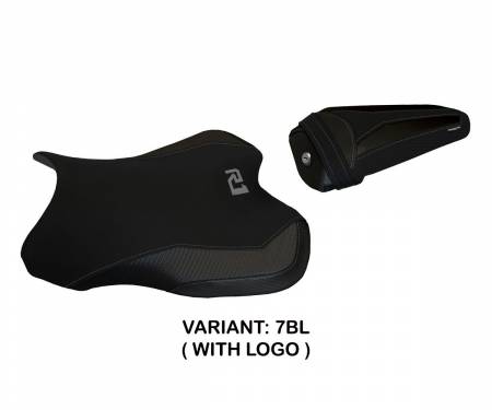 YR118B2-7BL-3 Seat saddle cover Bilbao 2 Black (BL) T.I. for YAMAHA R1 2015 > 2022