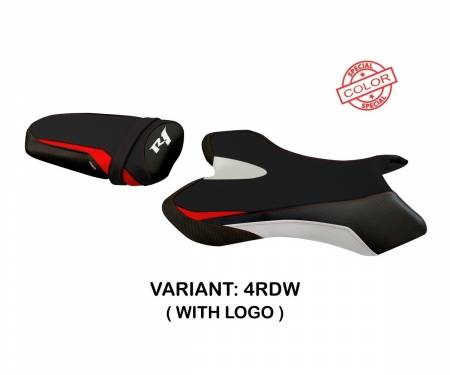 YR146AS-4RDW-2 Housse de selle Argo Special Color Rouge - Blanche (RDW) T.I. pour YAMAHA R1 2004 > 2006
