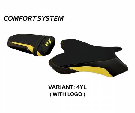 YR146B1-4YL-2 Seat saddle cover Biel Comfort System Yellow (YL) T.I. for YAMAHA R1 2004 > 2006