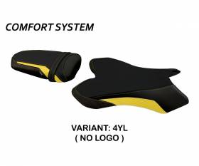 Seat saddle cover Biel Comfort System Yellow (YL) T.I. for YAMAHA R1 2004 > 2006