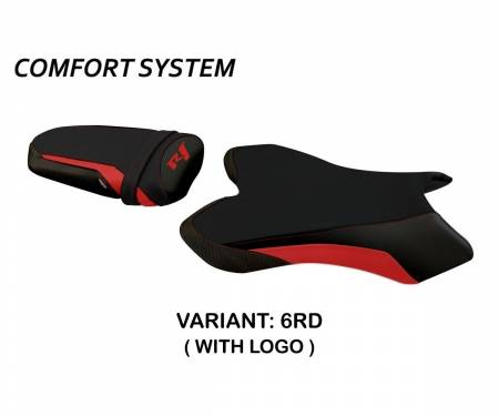 YR146B1-6RD-2 Seat saddle cover Biel Comfort System Red (RD) T.I. for YAMAHA R1 2004 > 2006