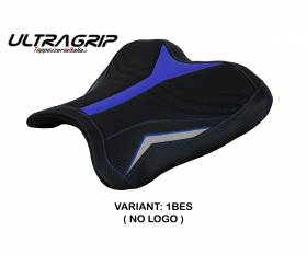 Housse de selle Rider Hernals NO LOGO Ultragrip Bleu - Argent (BES) T.I. pour YAMAHA R1 2015 > 2022