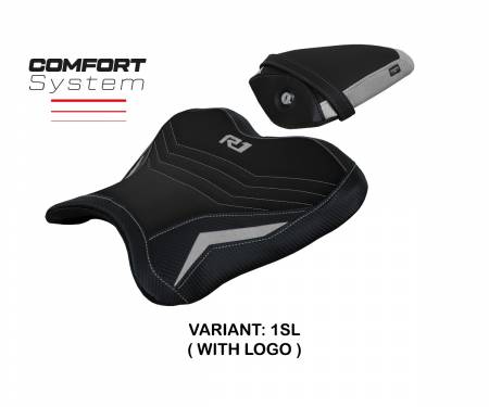 YR152KC-1SL-1 Seat saddle cover Kagran comfort system Silver (SL) T.I. for YAMAHA R1 2015 > 2022
