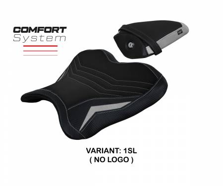 YR152KC-1SL-2 Seat saddle cover Kagran NO LOGO comfort system Silver (SL) T.I. for YAMAHA R1 2015 > 2022