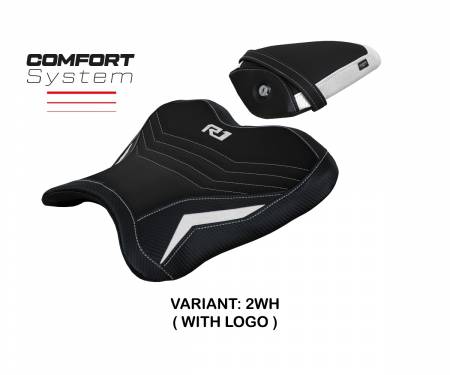 YR152KC-2WH-1 Seat saddle cover Kagran comfort system White (WH) T.I. for YAMAHA R1 2015 > 2022