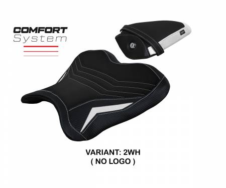 YR152KC-2WH-2 Seat saddle cover Kagran NO LOGO comfort system White (WH) T.I. for YAMAHA R1 2015 > 2022