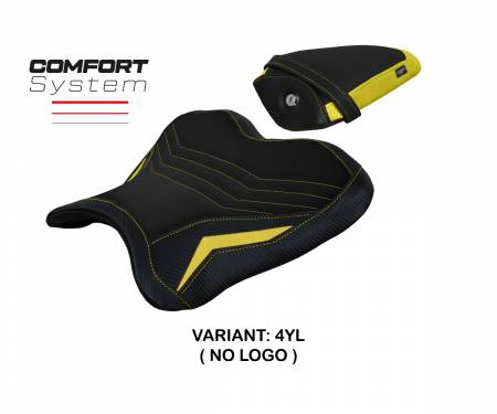 YR152KC-4YL-2 Seat saddle cover Kagran NO LOGO comfort system Yellow(YL) T.I. for YAMAHA R1 2015 > 2022