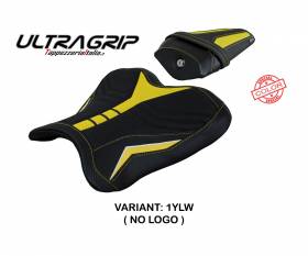 Seat saddle cover Kagran NO LOGO special color Ultragrip Yellow - White (YLW) T.I. for YAMAHA R1 2015 > 2022