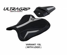 Seat saddle cover Kagran Ultragrip Silver (SL) T.I. for YAMAHA R1 2015 > 2022