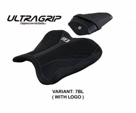 Seat saddle cover Kagran Ultragrip Black (BL) T.I. for YAMAHA R1 2015 > 2022