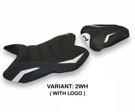 YR178H1-2WH-2 Seat saddle cover Habay 1 Ultragrip White (WH) T.I. for YAMAHA R1 2007 > 2008