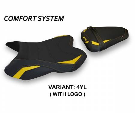 YR178M1-4YL-2 Rivestimento sella Marstal 1 Comfort System Giallo (YL) T.I. per YAMAHA R1 2007 > 2008