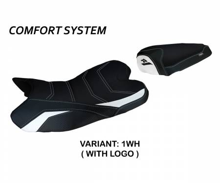 YR1914A-1WH-1 Rivestimento sella Araxa Comfort System Bianco (WH) T.I. per YAMAHA R1 2009 > 2014
