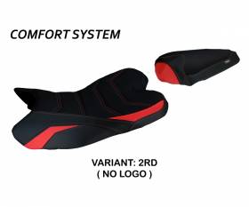 Seat saddle cover Araxa Comfort System Red (RD) T.I. for YAMAHA R1 2009 > 2014