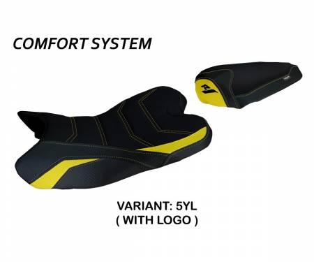 YR1914A-5YL-1 Rivestimento sella Araxa Comfort System Giallo (YL) T.I. per YAMAHA R1 2009 > 2014