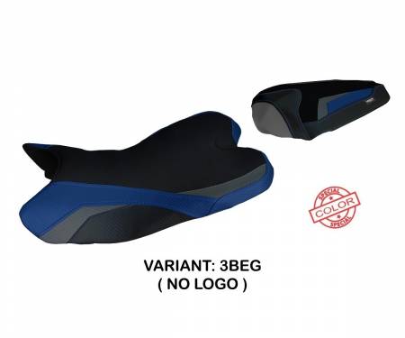 YR1914KS-3BEG-2 Housse de selle Kayapo Special Color Gris - Bleu (BEG) T.I. pour YAMAHA R1 2009 > 2014
