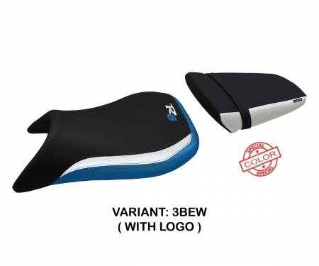 YR603BS-3BEW-3 Seat saddle cover Blackburn Special Color Blue - White (BEW) T.I. for YAMAHA R6 2003 > 2005