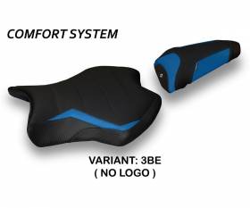 Seat saddle cover Alba 2 Comfort System Blue (BE) T.I. for YAMAHA R6 2017 > 2021