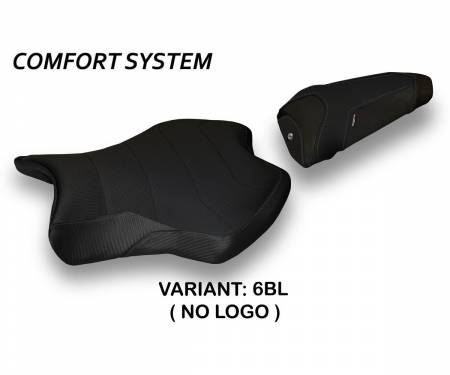 YR679A2-6BL-4  Seat saddle cover Alba 2 Comfort System Black (BL) T.I. for YAMAHA R6 2017 > 2021