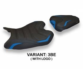 Seat saddle cover Bardi 1 Ultragrip Blue (BE) T.I. for YAMAHA R6 2008 > 2016