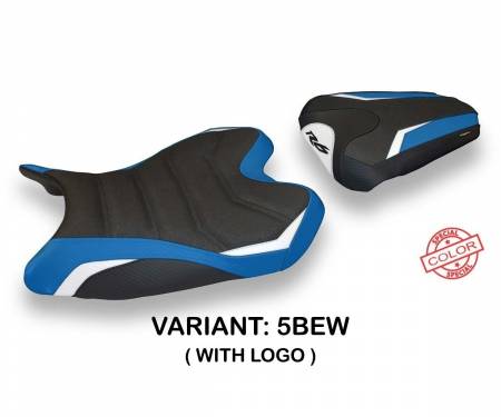 YR686BS-5BEW-3 Seat saddle cover Bardi Special Color Ultragrip Blue - White (BEW) T.I. for YAMAHA R6 2008 > 2016