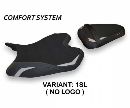 YR686P1C-1SL-4 Seat saddle cover Passavia 1 Comfort System Silver (SL) T.I. for YAMAHA R6 2008 > 2016
