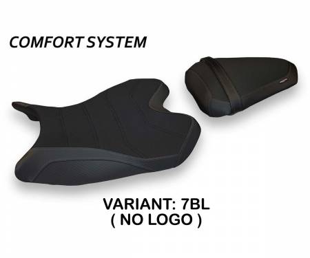 YR686P1C-7BL-4 Seat saddle cover Passavia 1 Comfort System Black (BL) T.I. for YAMAHA R6 2008 > 2016