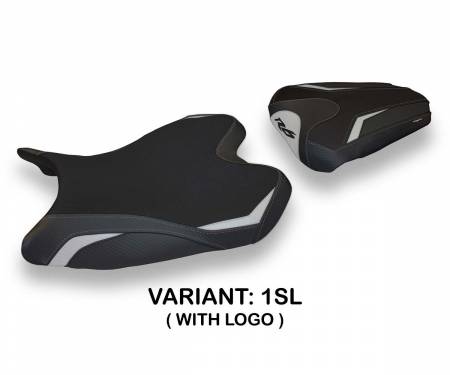 YR686R1-1SL-3 Seat saddle cover Rossano 1 Silver (SL) T.I. for YAMAHA R6 2008 > 2016
