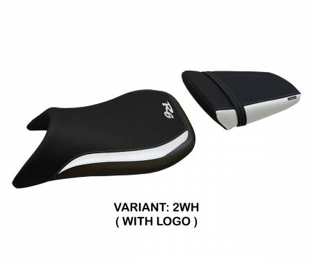 YR692G2-2WH-3 Seat saddle cover Glasgow 2 White (WH) T.I. for YAMAHA R6 1999 > 2002