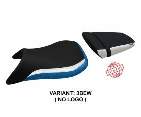 Seat saddle cover Glasgow Special Color Blue - White (BEW) T.I. for YAMAHA R6 1999 > 2002