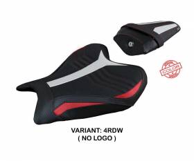 Seat saddle cover Thera ultragrip Red - White RDW T.I. for Yamaha R7 2021 > 2024