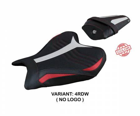 YR721TU-4RDW-2 Seat saddle cover Thera ultragrip Red - White RDW T.I. for Yamaha R7 2021 > 2024
