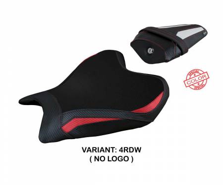 YR721T-4RDW-2 Seat saddle cover Thera Red - White RDW T.I. for Yamaha R7 2021 > 2024