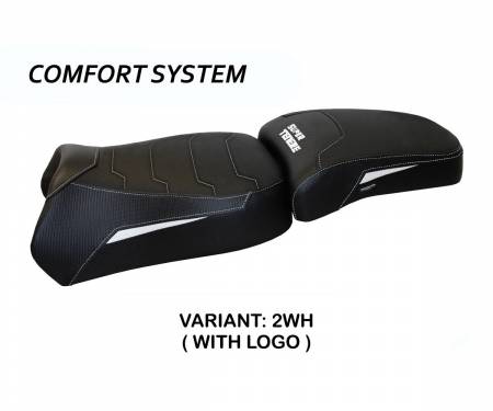 YST12MC-2WH-3 Seat saddle cover Maui Comfort System White (WH) T.I. for YAMAHA SUPER TENERE 1200 2010 > 2020