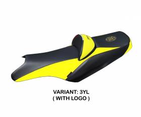 Seat saddle cover Rosario Yellow (YL) T.I. for YAMAHA T-MAX 500 2008 > 2016