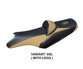 Seat saddle cover Rosario Gold (GL) T.I. for YAMAHA T-MAX 500 2008 > 2016
