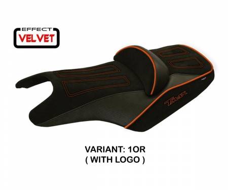 YT586A1-1OR-2 Rivestimento sella Aloi 1 Velvet Arancio (OR) T.I. per YAMAHA T-MAX 500 2008 > 2016