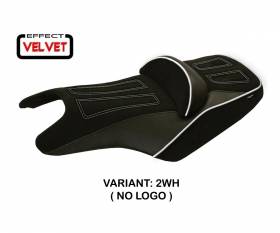 Housse de selle Aloi 1 Velvet Blanche (WH) T.I. pour YAMAHA T-MAX 530 2008 > 2016