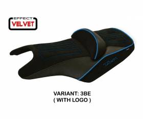Housse de selle Aloi 1 Velvet Bleu (BE) T.I. pour YAMAHA T-MAX 500 2008 > 2016