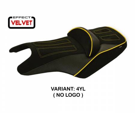 YT586A1-4YL-3 Rivestimento sella Aloi 1 Velvet Giallo (YL) T.I. per YAMAHA T-MAX 500 2008 > 2016
