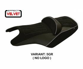 Seat saddle cover Aloi 1 Velvet Gray (GR) T.I. for YAMAHA T-MAX 500 2008 > 2016