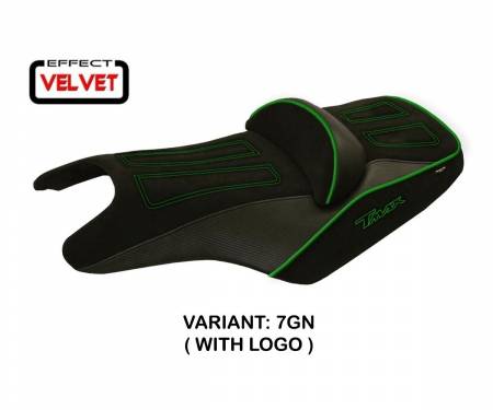 YT586A1-7GN-2 Housse de selle Aloi 1 Velvet Vert (GN) T.I. pour YAMAHA T-MAX 500 2008 > 2016