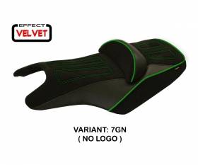 Housse de selle Aloi 1 Velvet Vert (GN) T.I. pour YAMAHA T-MAX 530 2008 > 2016