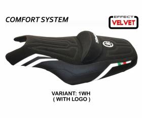 Housse de selle I Love Italy Comfort System Blanche (WH) T.I. pour YAMAHA T-MAX 500 2008 > 2016