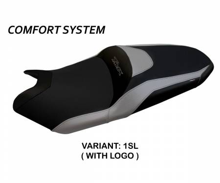 YT5M3C-1SL-2 Housse de selle Milano 3 Comfort System Argent (SL) T.I. pour YAMAHA T-MAX 530 2017 > 2020